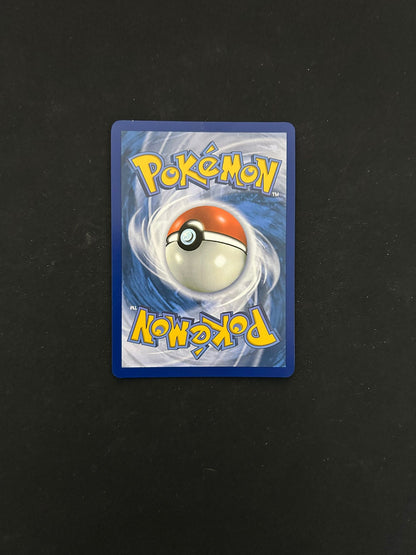Back side of a Pokémon TCG card, featuring the classic blue background with a swirling pattern and a centered Poké Ball design. The word 'Pokémon' is displayed in bold yellow lettering at the top and bottom, maintaining the iconic look of official Pokémon trading cards.